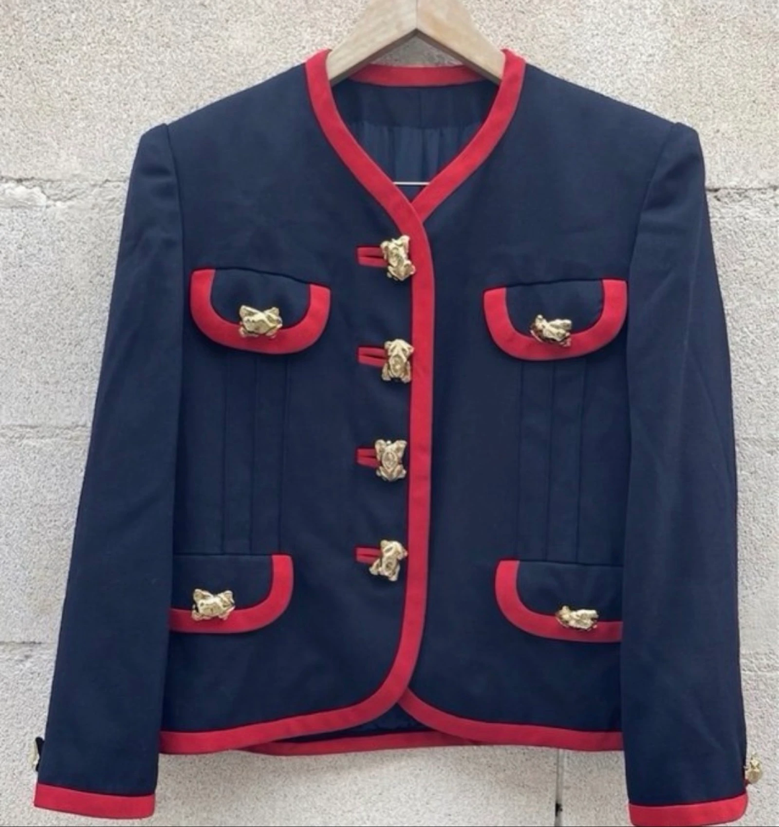 Traje 2 piezas • Vintage • Lana • 80s/90s • Chaqueta y Falda – photo 4
